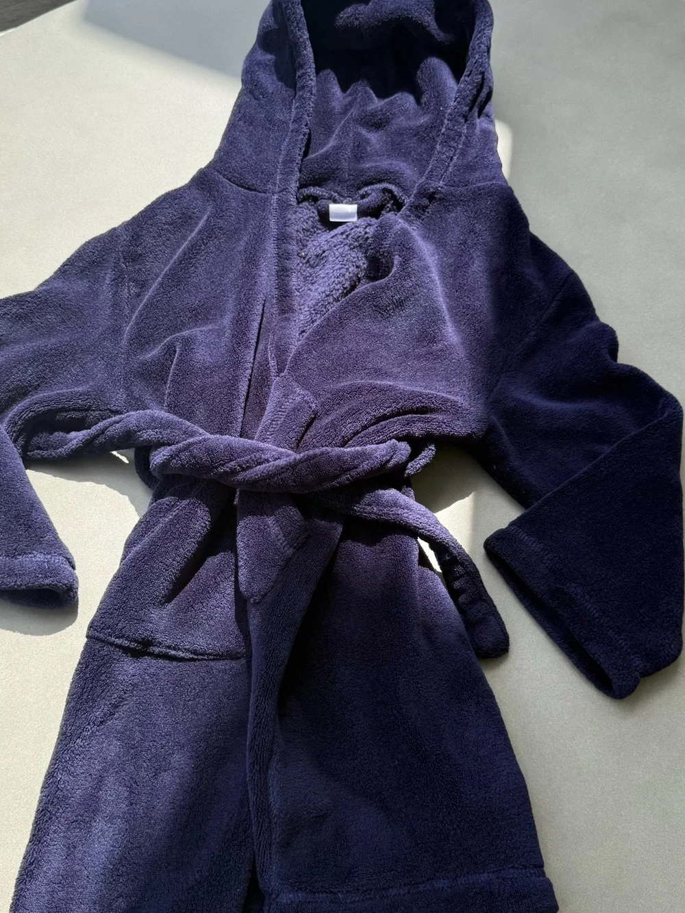 Gap Fleece Bear Robe in Navy Boys Size 6 Size Years